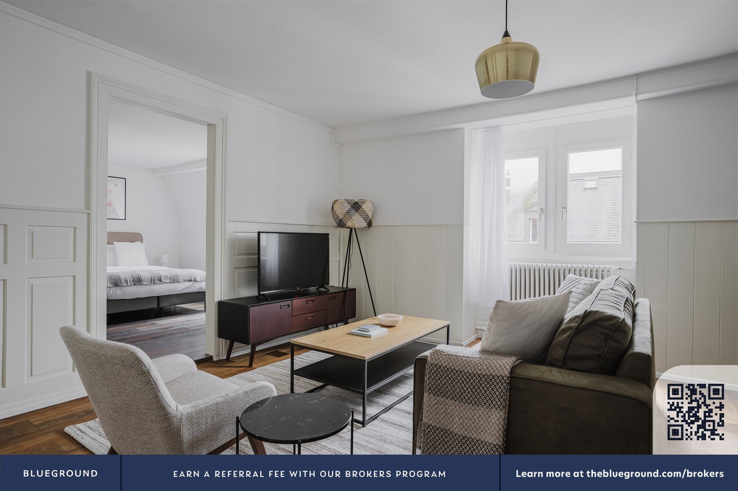 3 ½ pièces appartement meublé
