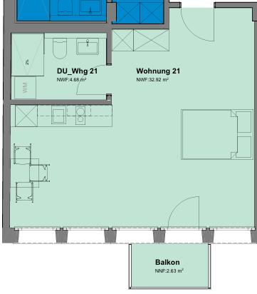 Appartamento di 1 ½ locali