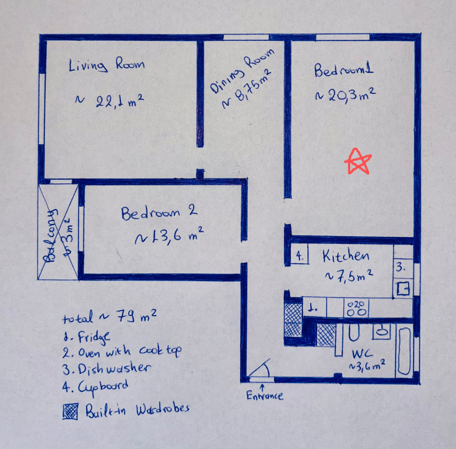 Room in a shared flat