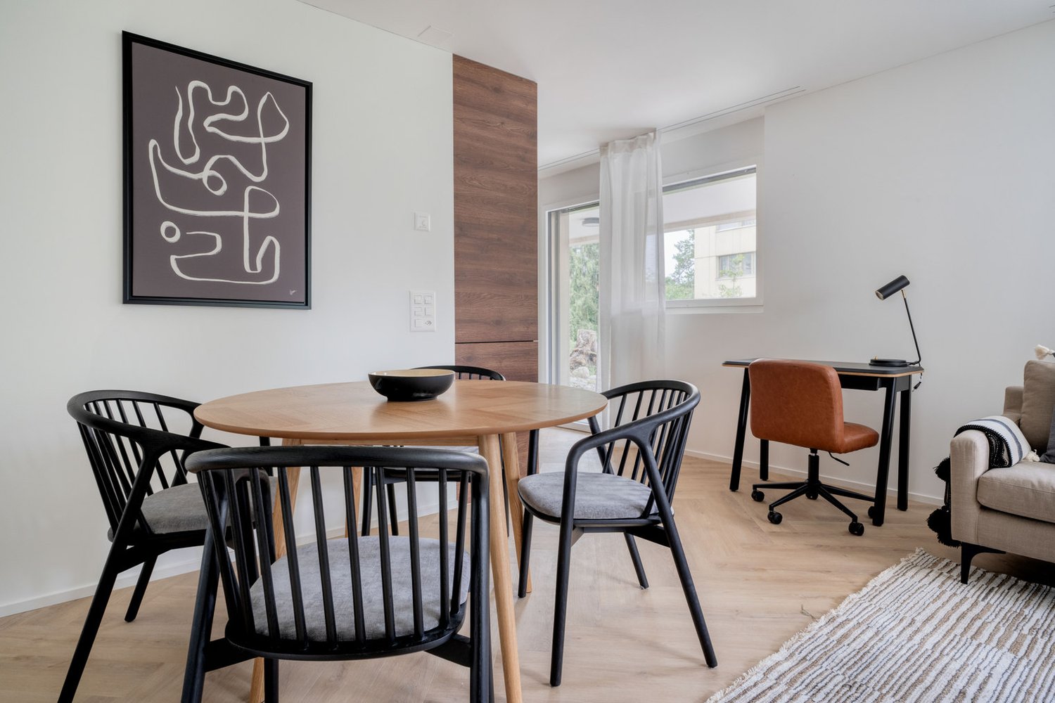 3 ½ rooms furnished flat