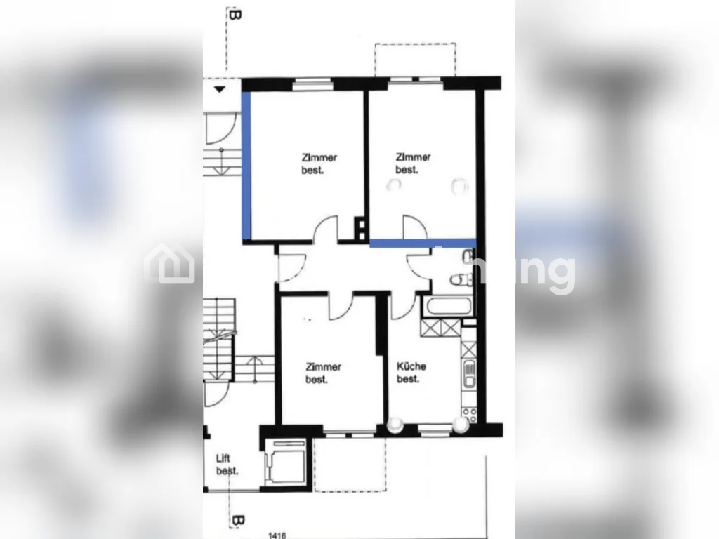 Appartamento di 3 ½ locali