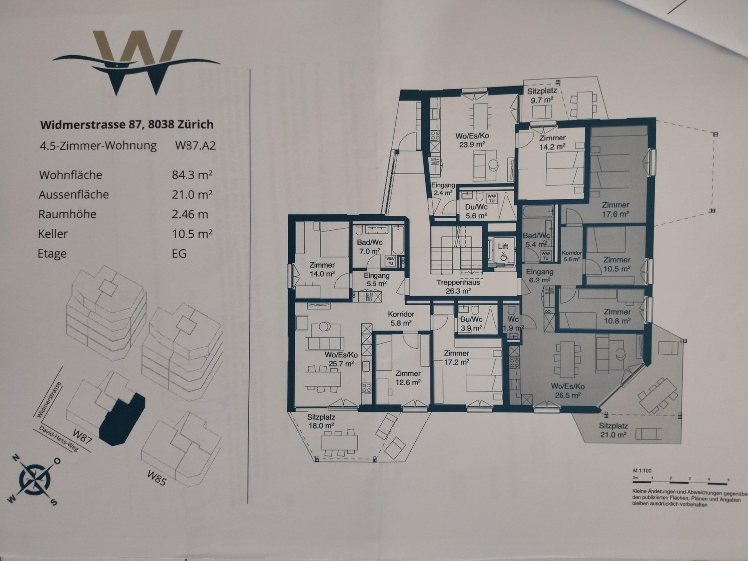 4 ½ rooms apartment