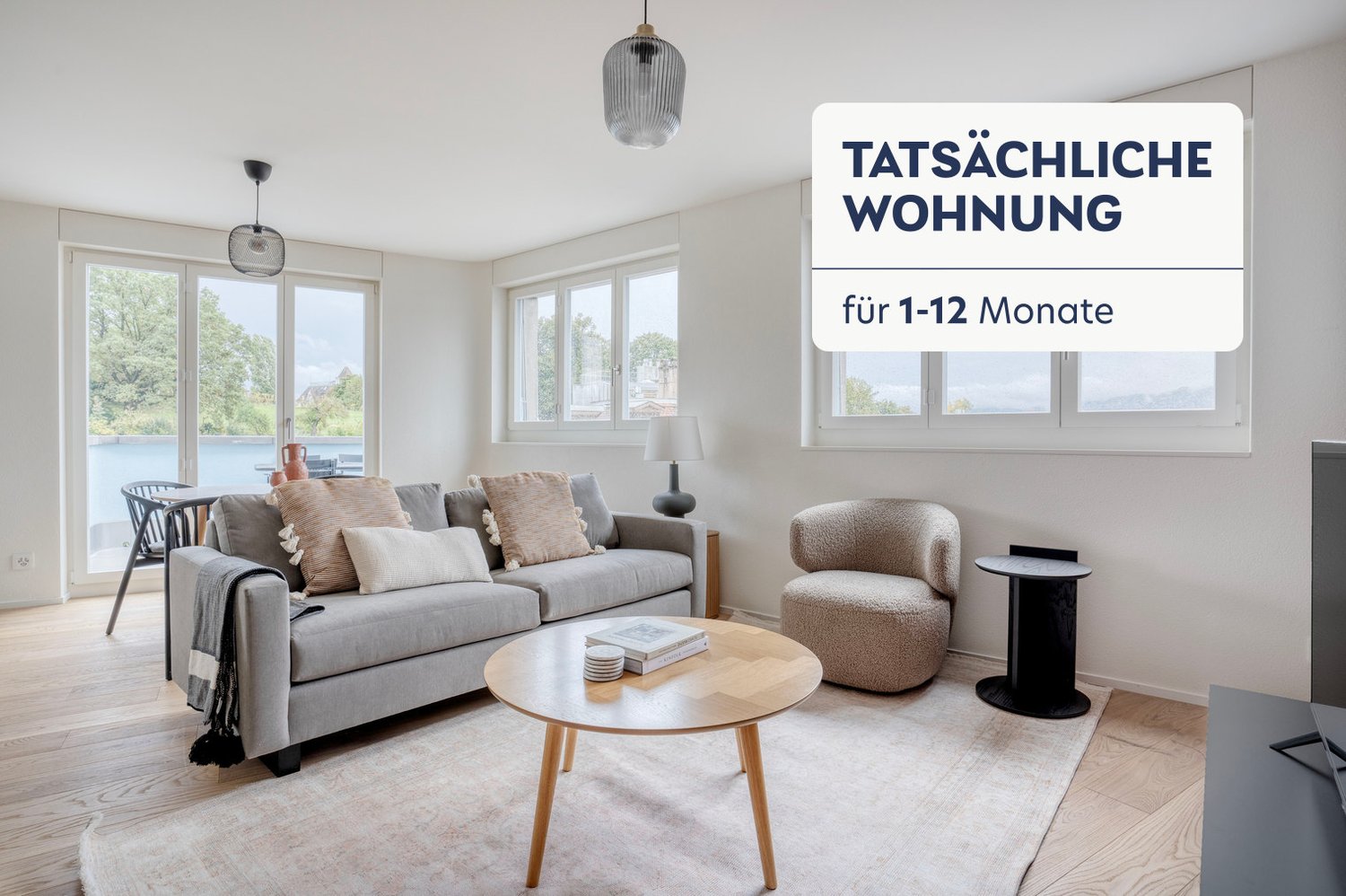 3 ½ rooms furnished flat