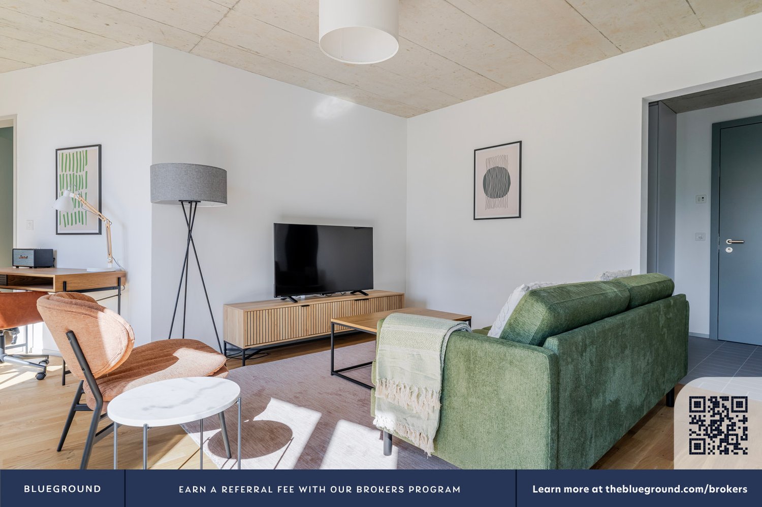 3 ½ rooms furnished flat