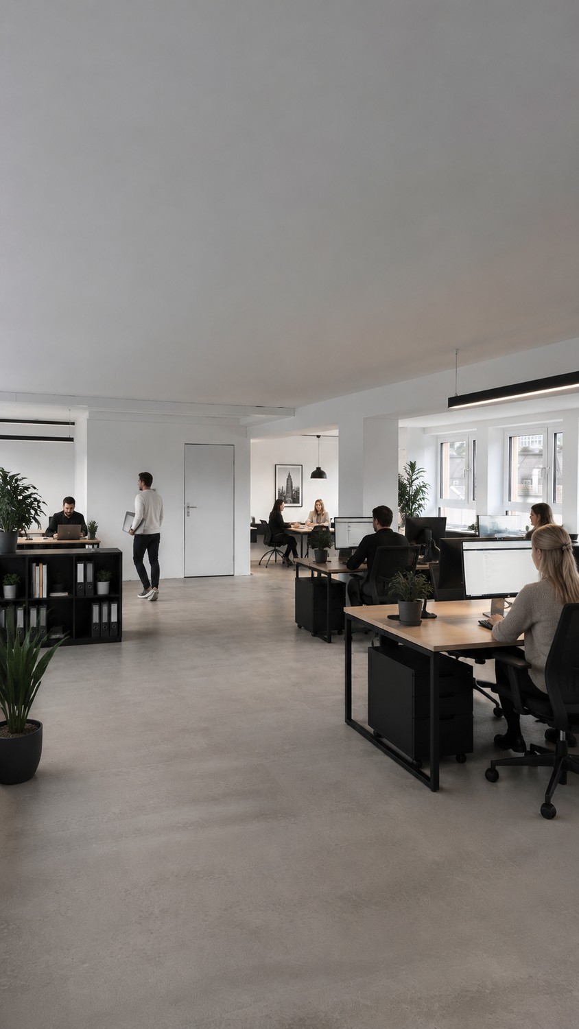1078m² office