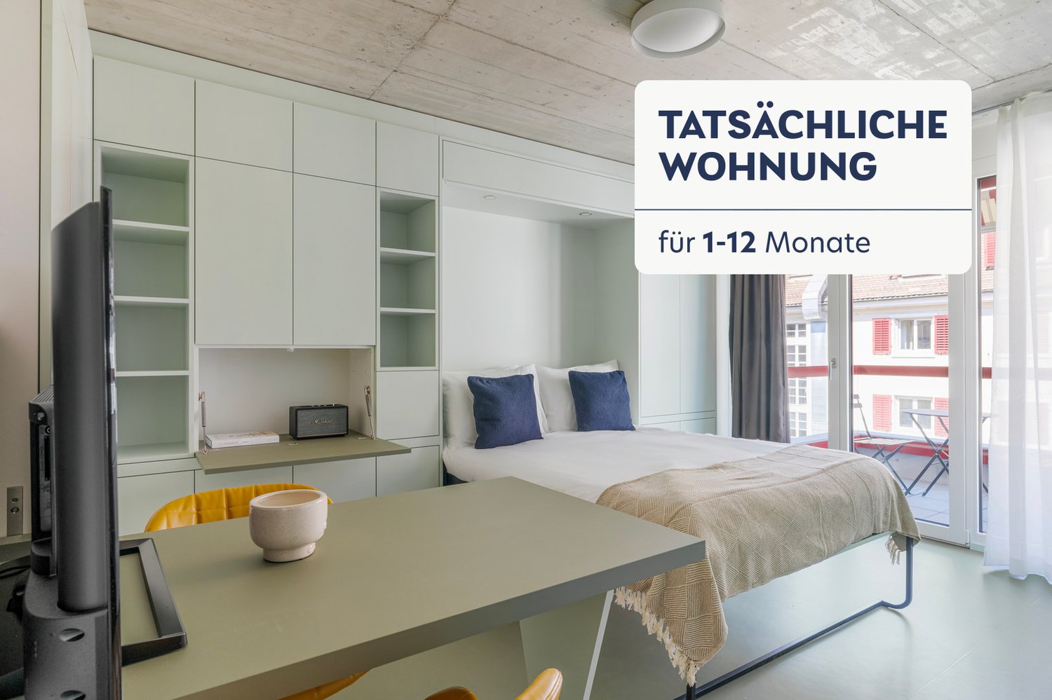 1 ½ rooms furnished flat