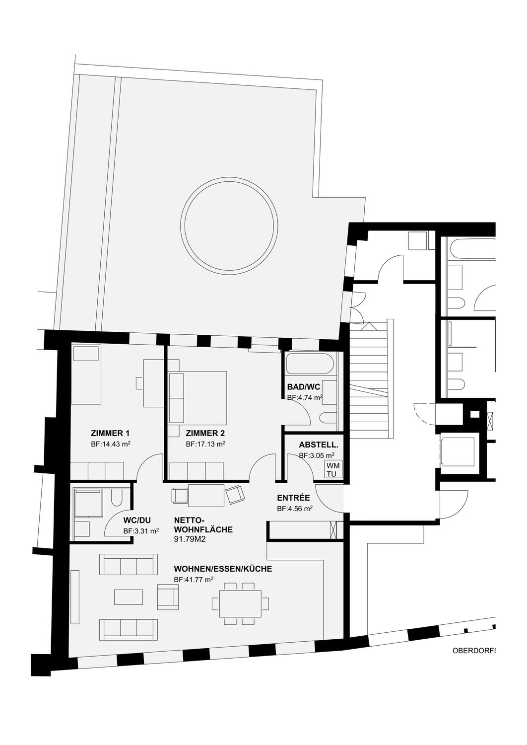3 ½ rooms apartment