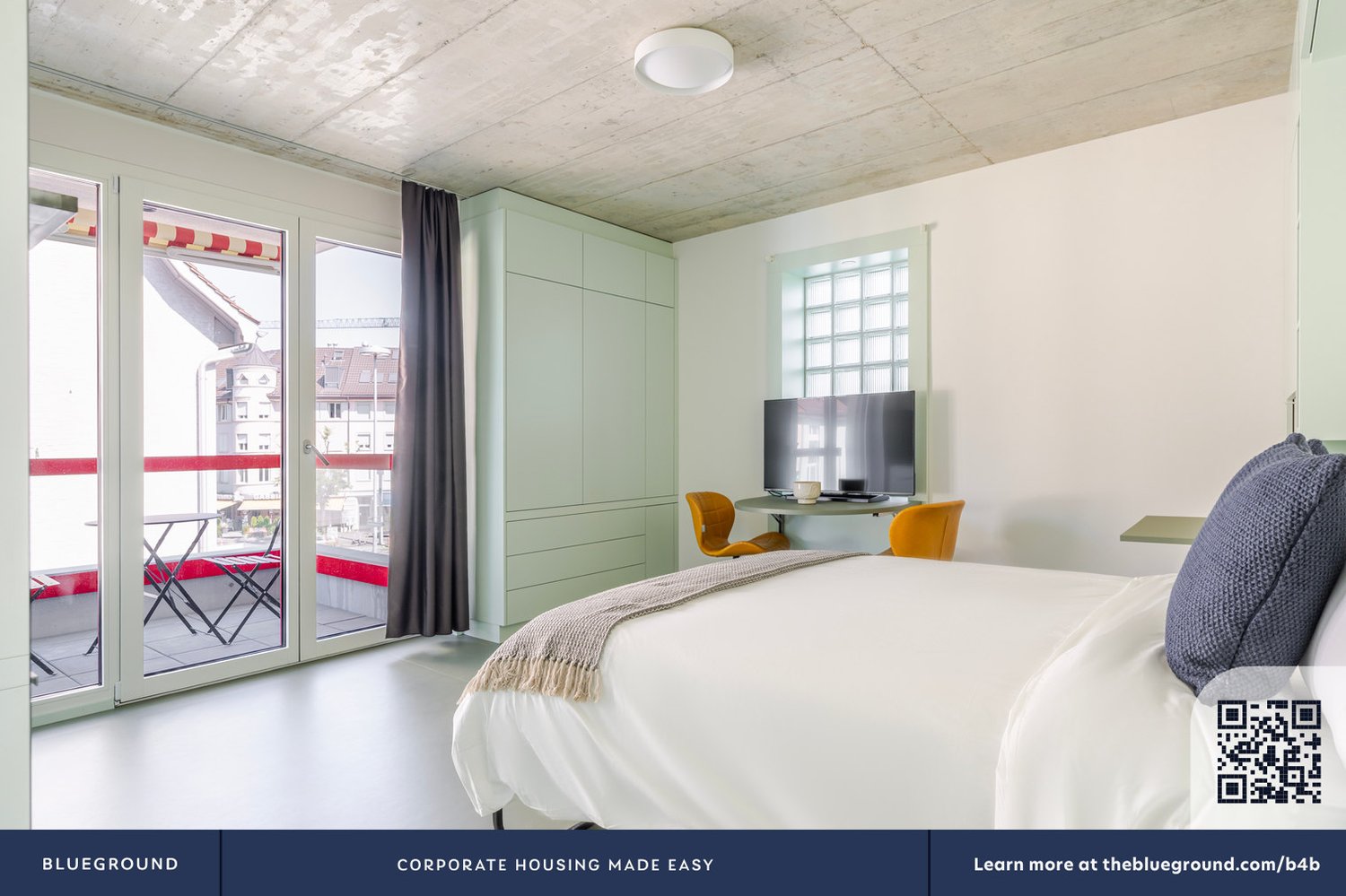 1 ½ rooms furnished flat